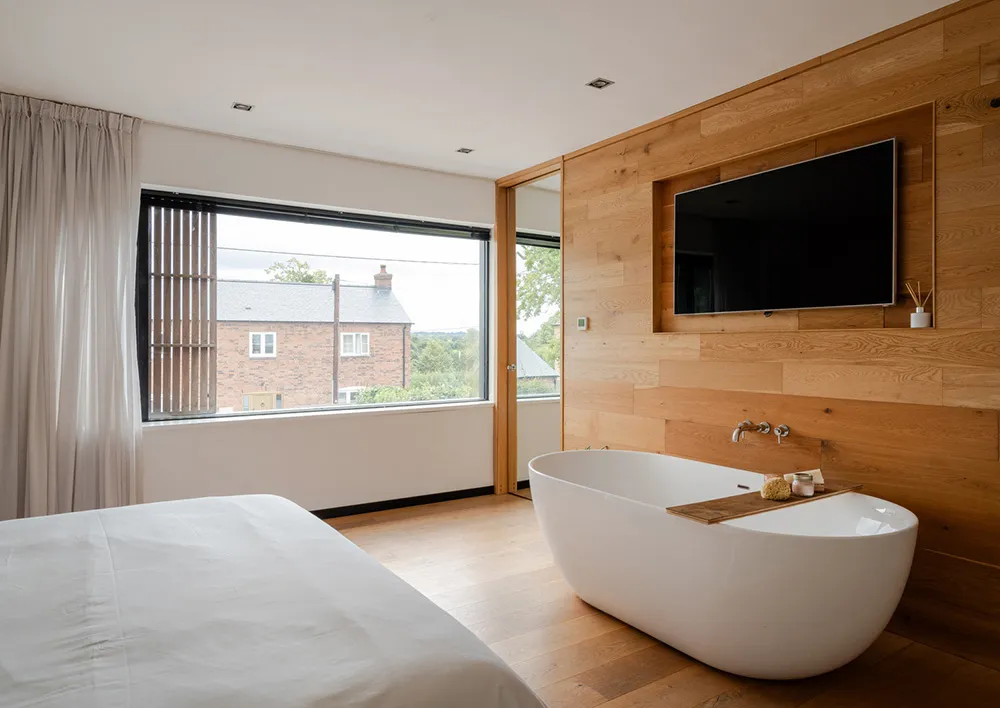 Elemente des Industriestils im Design eines hellen modernen Hauses in England - Gallery image 20