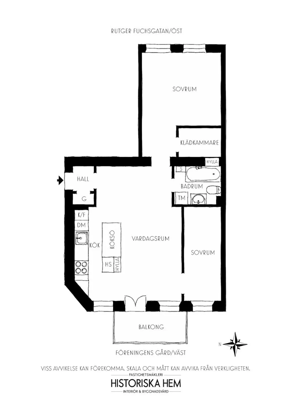 Темна меблі та червоні акценти в дизайні квартири в Стокгольмі (76 кв. м) - Gallery image 26