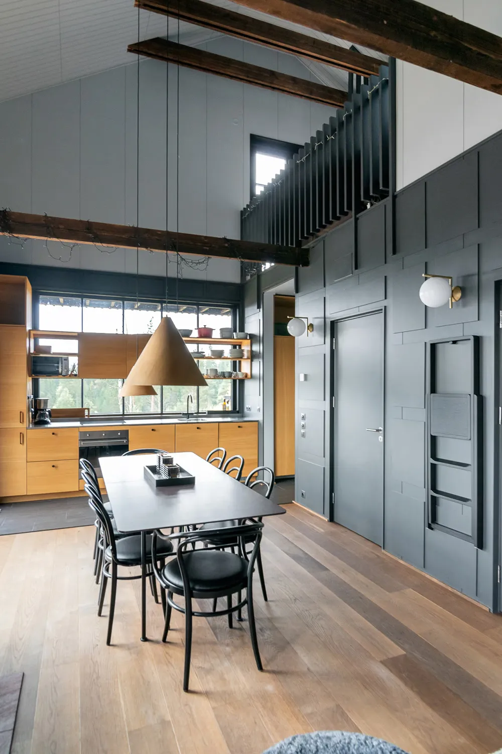 Dark Outside and Inside: Modern Scandinavian Cottage in Nature - Gallery image 4