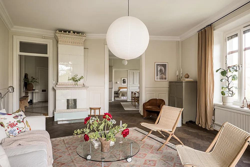 Ruhige Eleganz im Design einer schwedischen Wohnung (87 qm) - Gallery image 7