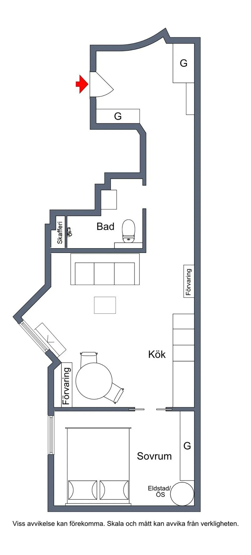 Miękki monochromatyczny wnętrze małego mieszkania w Stokholmie (38 m²) - Gallery image 18