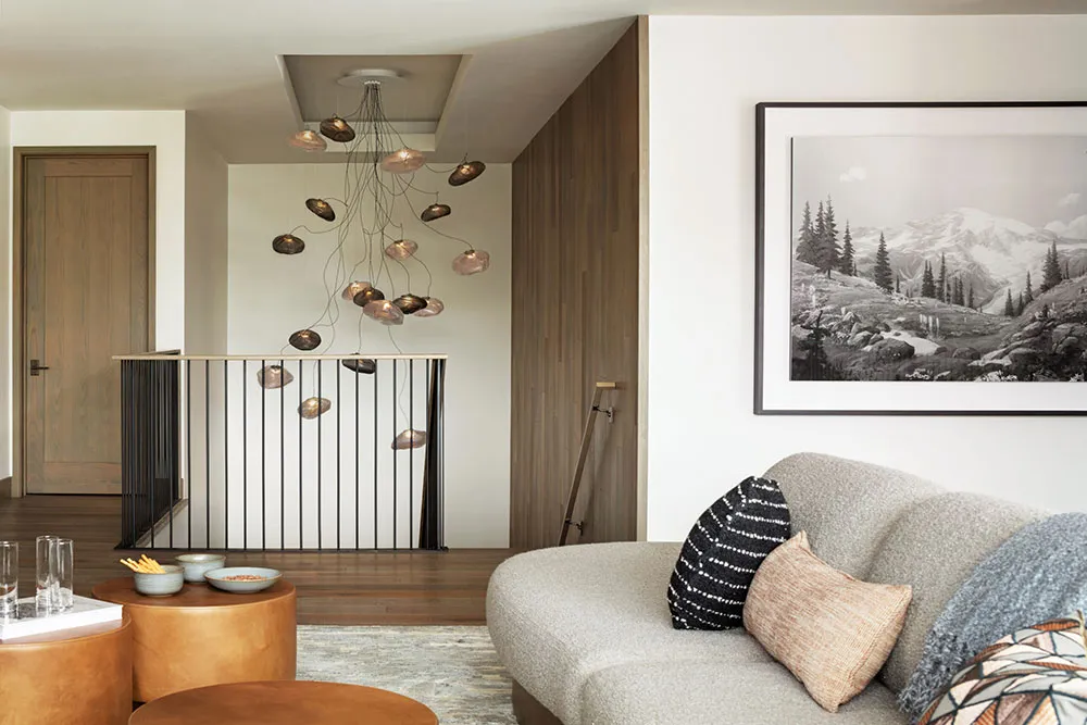 Interior elegante con vistas al complejo de esquí de Montaña - Gallery image 9