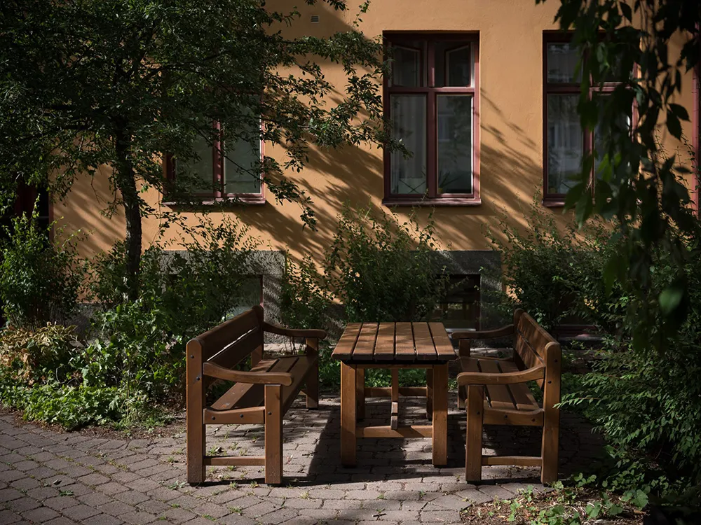 Petite appartement suédois avec des accents olivâtres (41 m²) - Gallery image 19