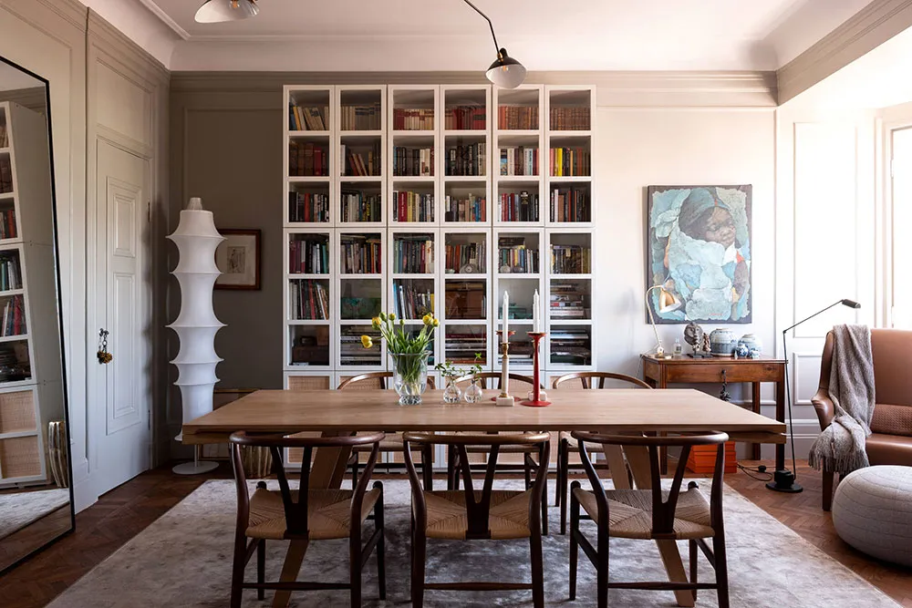 Уютный скандинавский интерьер с обилием предметов декора (101 кв. м) - Gallery image 2