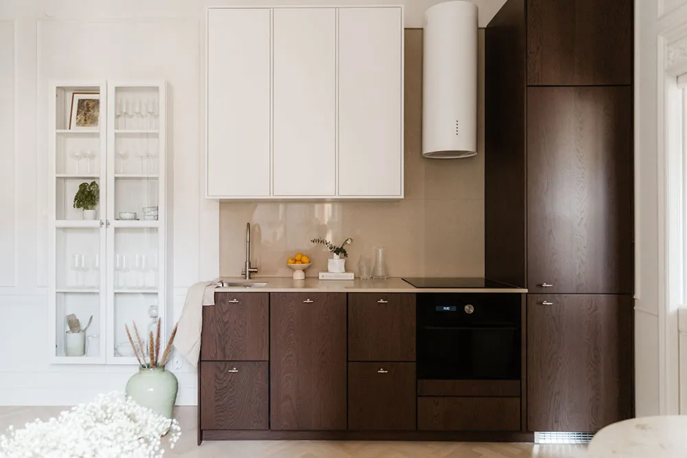 Miękki monochromatyczny wnętrze małego mieszkania w Stokholmie (38 m²) - Gallery image 4