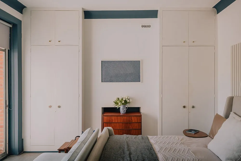 Frais tons de bleu dans le design d'un appartement victorien à Londres - Gallery image 12