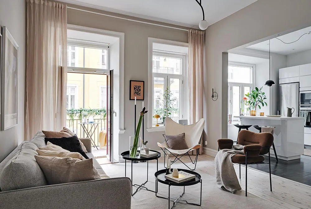 Beautiful Scandi Interior in Beige-Coffee Tone (61 sqm) - Gallery image 2