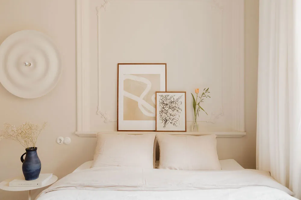 Miękki monochromatyczny wnętrze małego mieszkania w Stokholmie (38 m²) - Gallery image 2