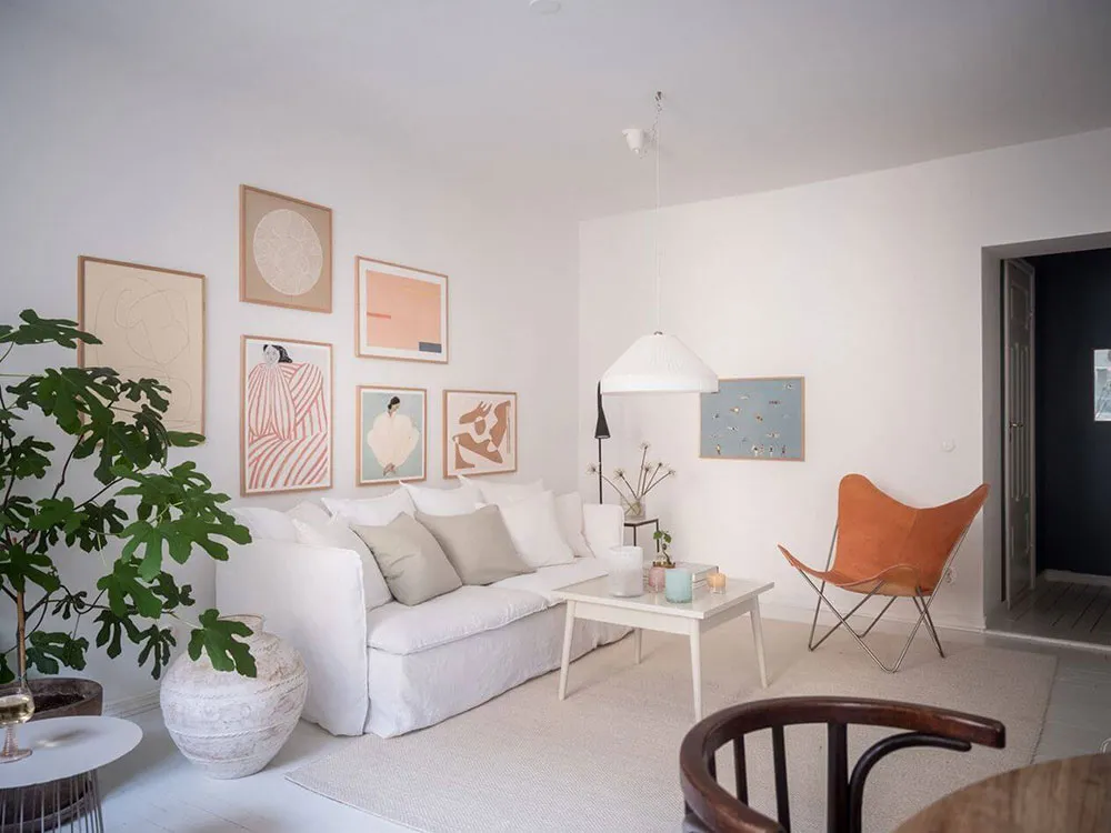 М’який скандинавський інтер’єр із жіночими нотками в Гетеборзі (80 кв. м) - Gallery image 2