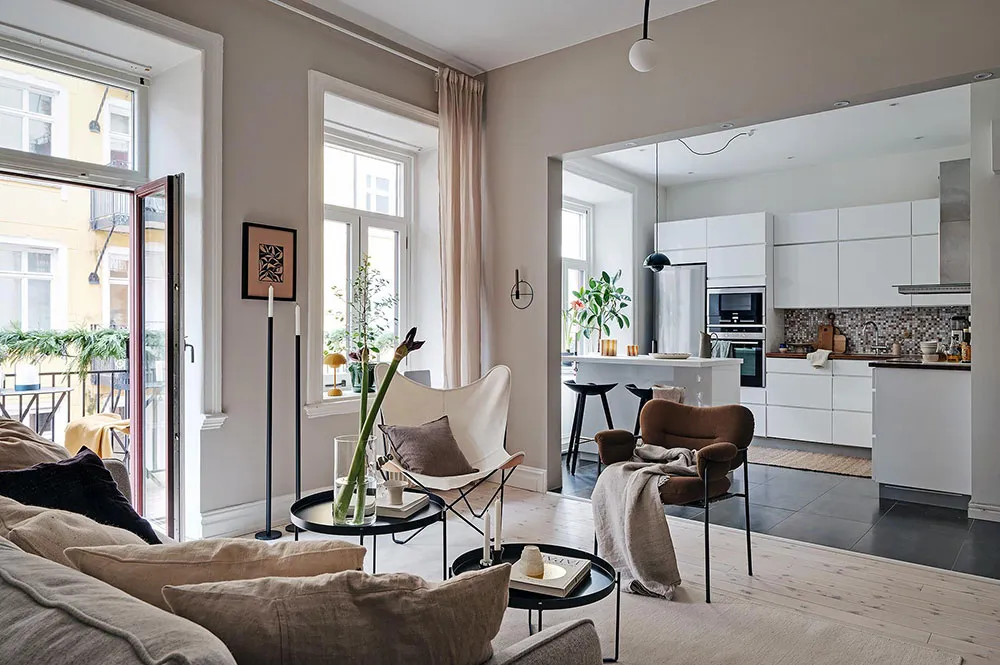 Beautiful Scandi Interior in Beige-Coffee Tone (61 sqm) - Gallery image 4