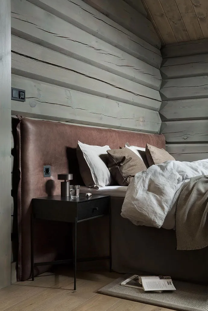 Style et cosy chalet de montagne dans une gamme atténuée en Norvège - Gallery image 8