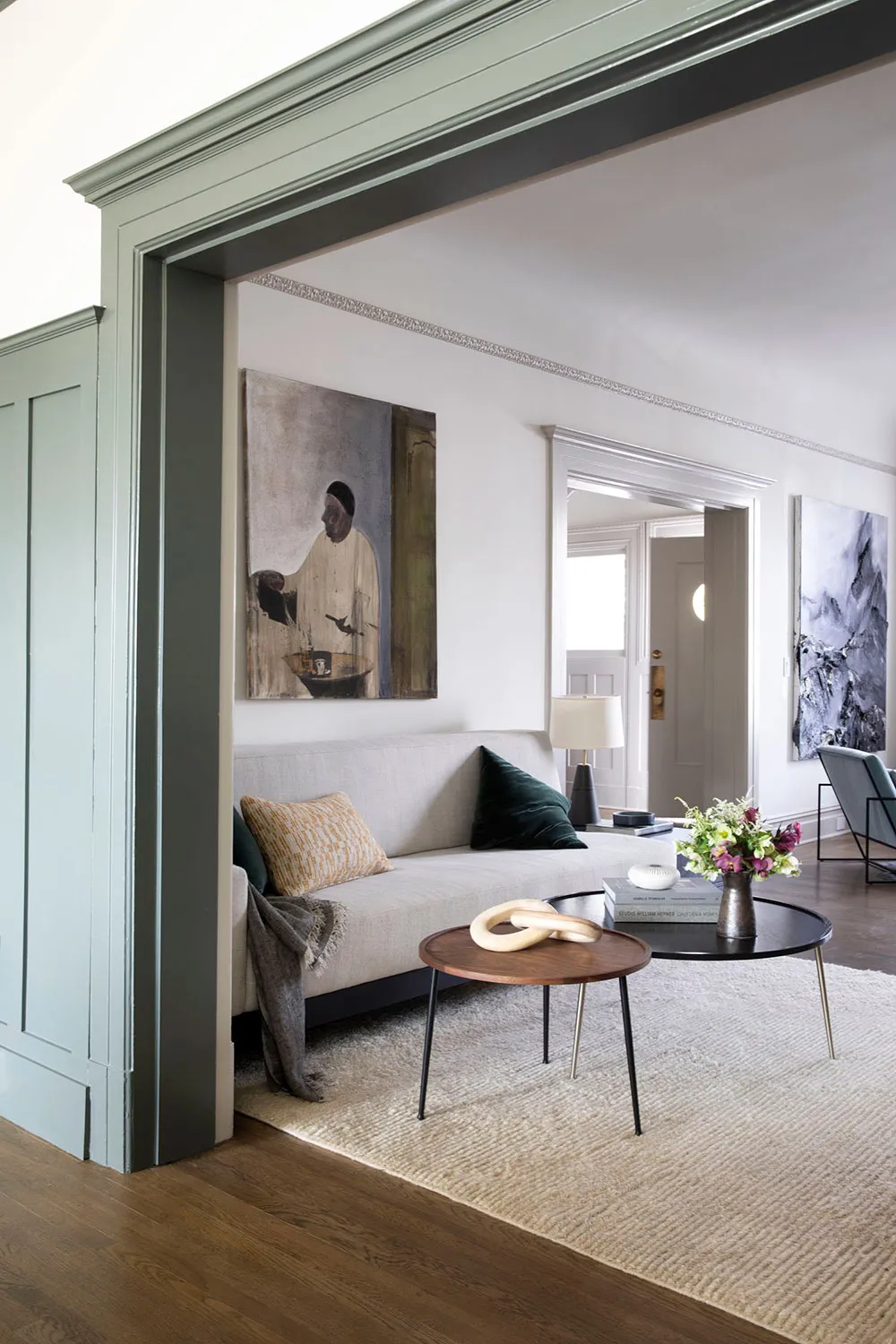 Frischer, ruhiger, eleganter Interieur eines historischen Townhouses in San Francisco - Gallery image 9