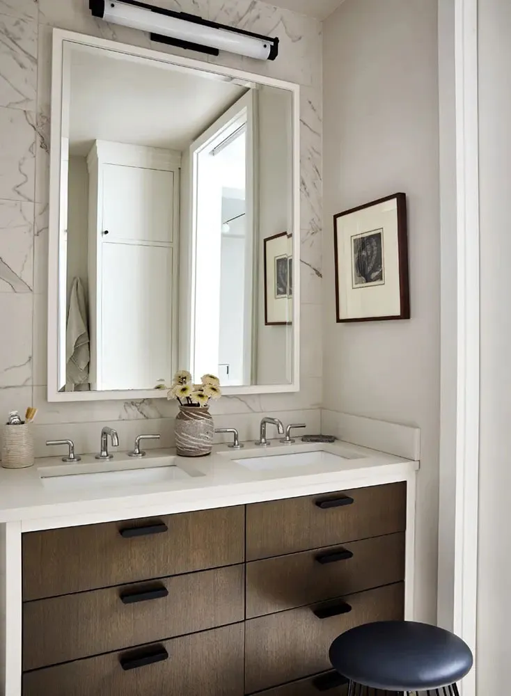 Intérieur moderne élégant mais confortable pour une famille de townhouse à New Jersey - Gallery image 18