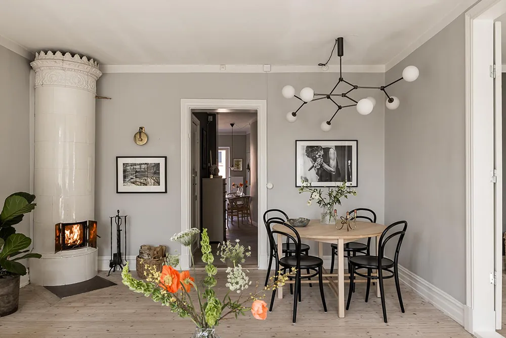 Приятные оттенки серого в дизайне шведской квартиры (90 кв. м) - Gallery image 5