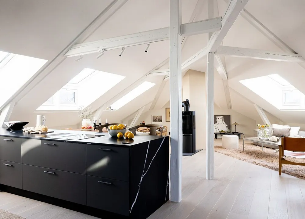 Style de vie sous le toit : appartement à Oslo - Gallery image 7