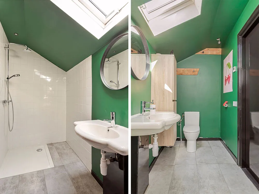 Diseño de interior colorido y vibrante en edificio ex-escuela en Países Bajos - Gallery image 11