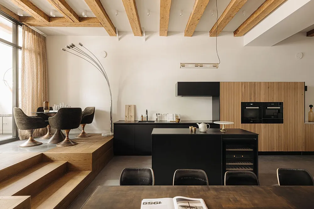 Średzie morza motywy w designie nowoczesnych apartamentów w Amsterdamie - Gallery image 11