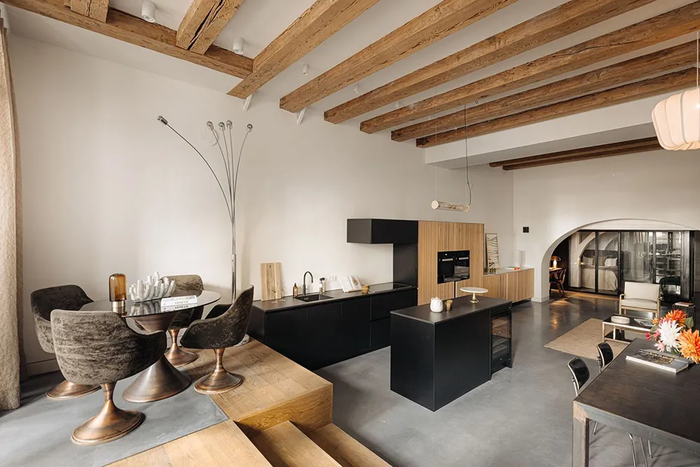 Średzie morza motywy w designie nowoczesnych apartamentów w Amsterdamie - Gallery image 5