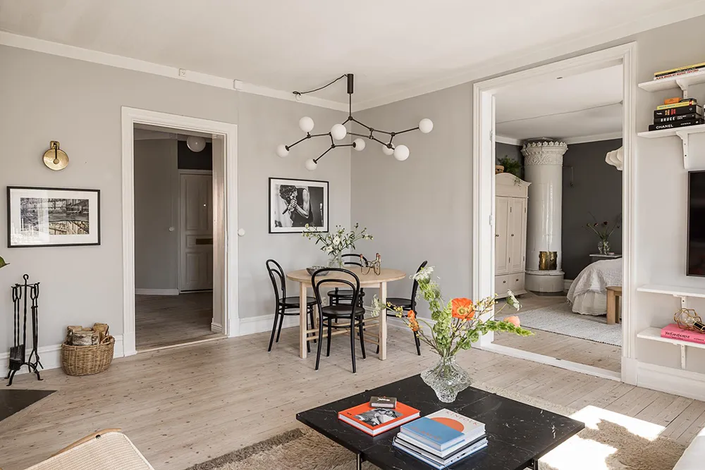 Приятные оттенки серого в дизайне шведской квартиры (90 кв. м) - Gallery image 16