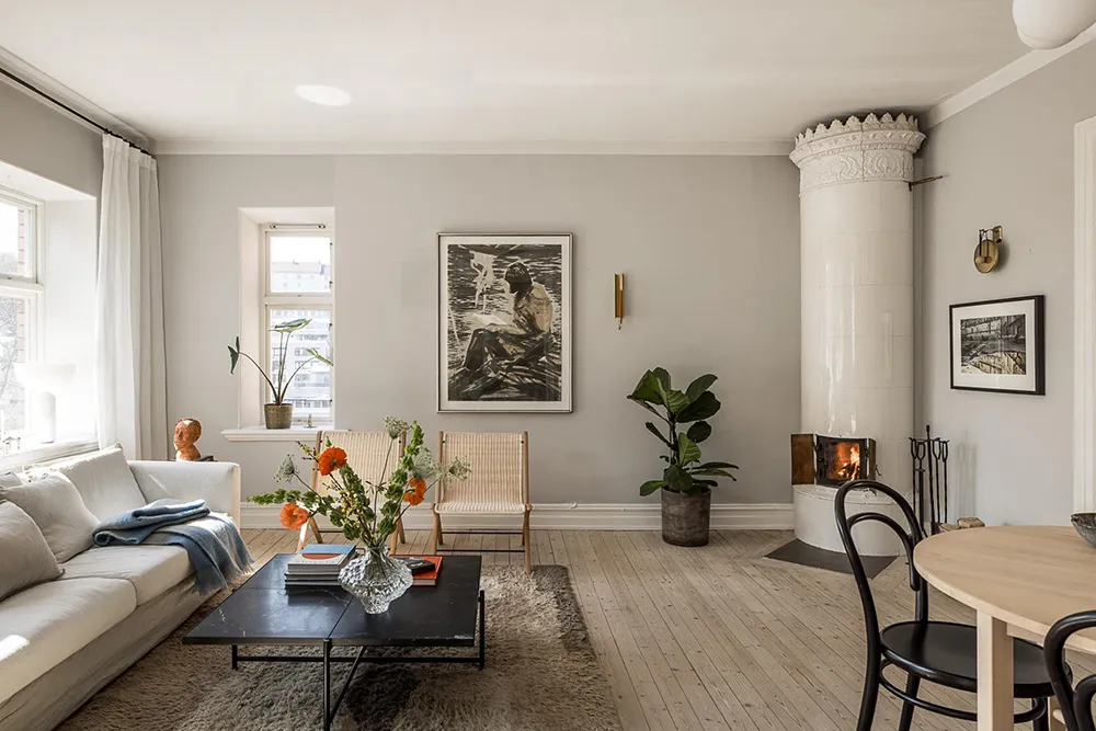 Приятные оттенки серого в дизайне шведской квартиры (90 кв. м) - Gallery image 14