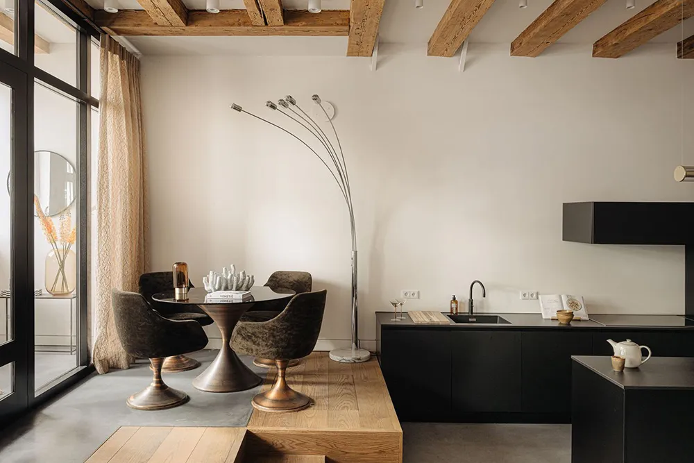 Średzie morza motywy w designie nowoczesnych apartamentów w Amsterdamie - Gallery image 6