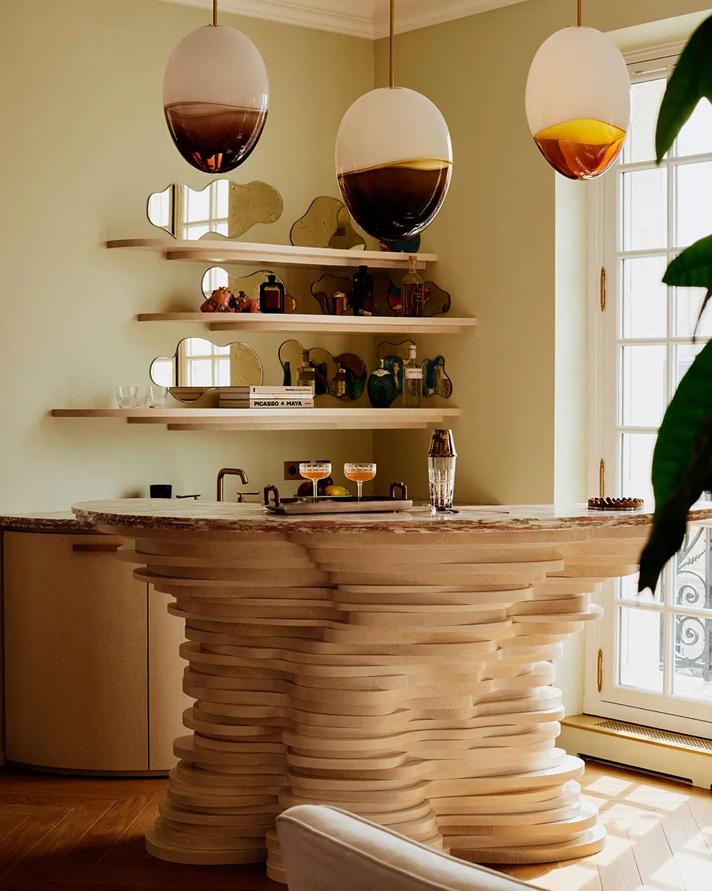 Экстраординарный интерьер современной квартиры в Париже - Gallery image 11