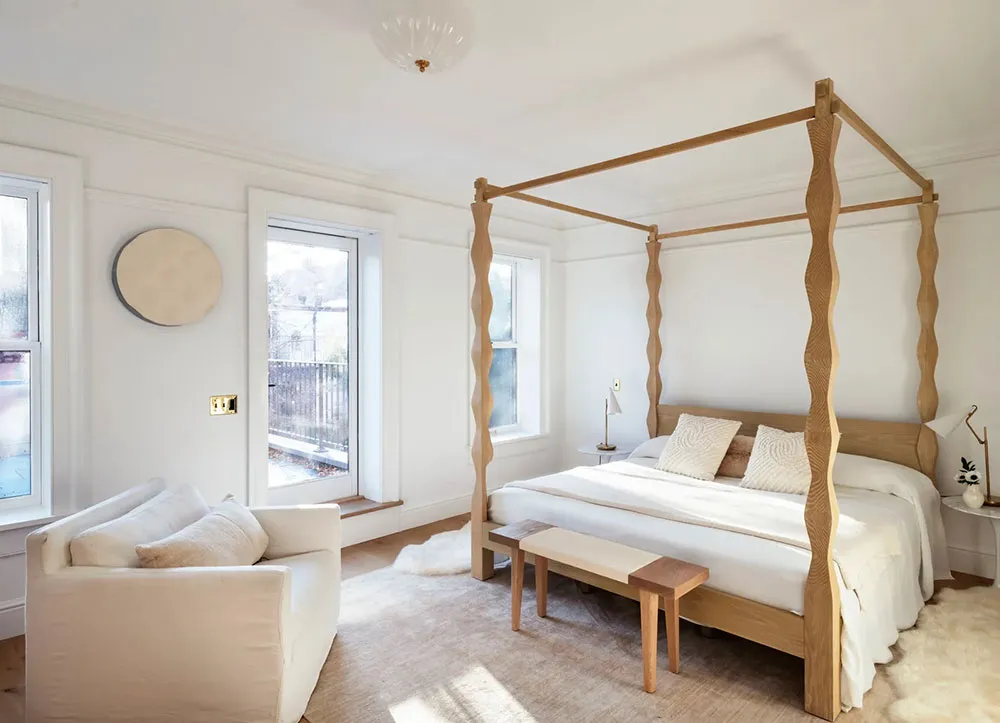 Uroczy taunhaus w Brooklynie, w którym panuje biały kolor - Gallery image 11