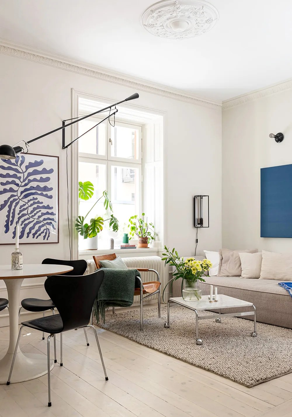 Appartement compact en stockholmois avec une disposition intéressante (47 m²) - Gallery image 1