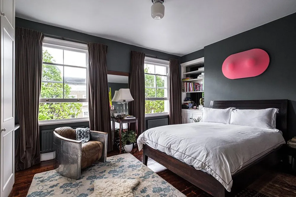 Stilvolle dunkle Interieurs eines victorianischen Hauses in London - 14