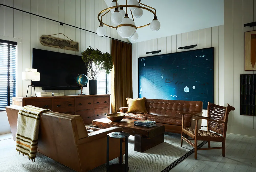 Стильные оттенки синего в дизайне небольшого коттеджа в США - Gallery image 6