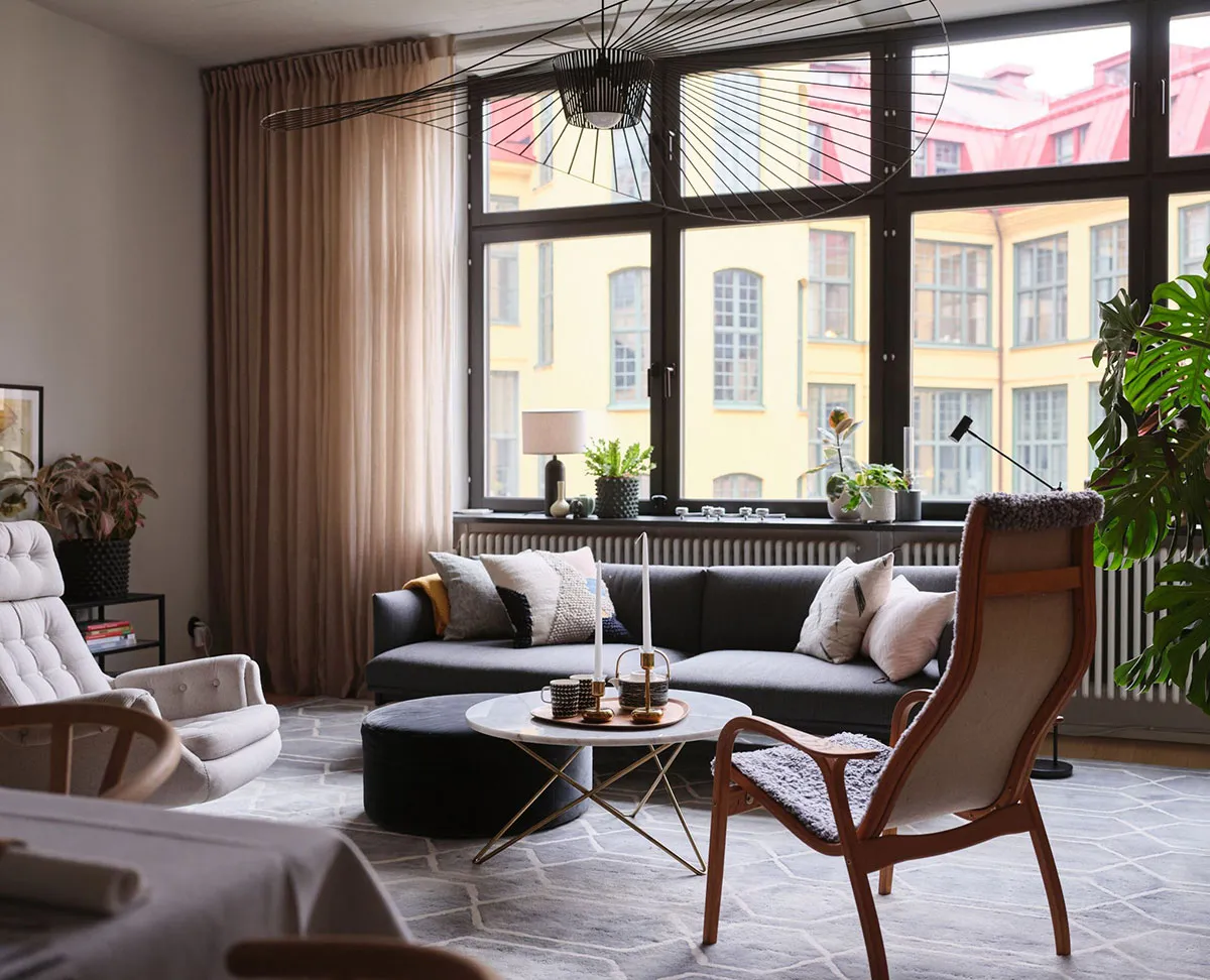 Loft suédois avec intérieurs élégants et sobres (85 m²) - Gallery image 0