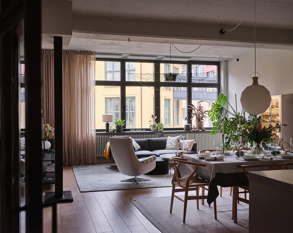 Loft suédois avec intérieurs élégants et sobres (85 m²) - Gallery image 5