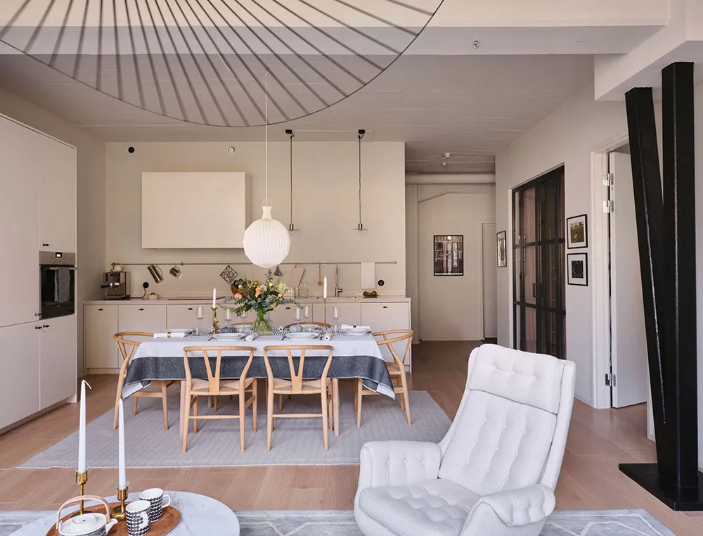 Loft suédois avec intérieurs élégants et sobres (85 m²) - Gallery image 3