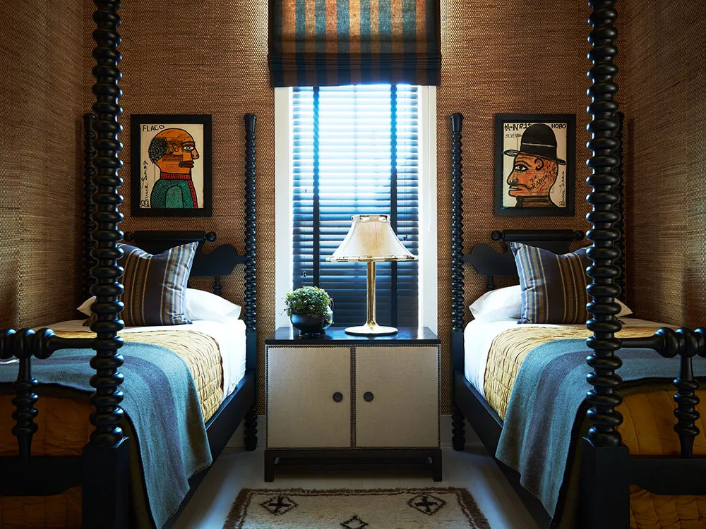 Стильные оттенки синего в дизайне небольшого коттеджа в США - Gallery image 19