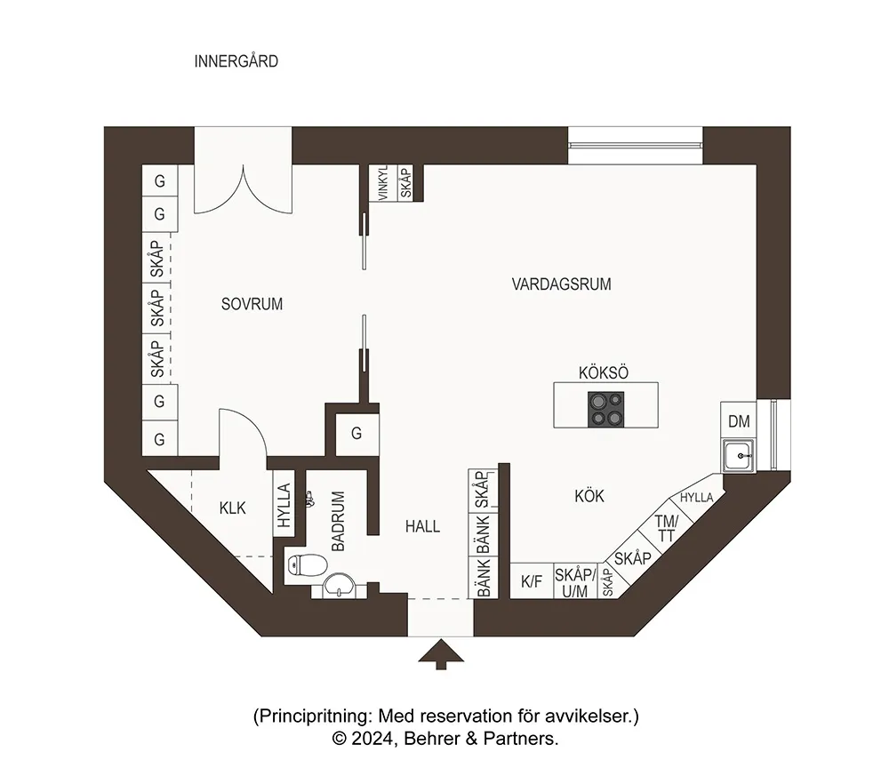 Appartement compact en stockholmois avec une disposition intéressante (47 m²) - Gallery image 28