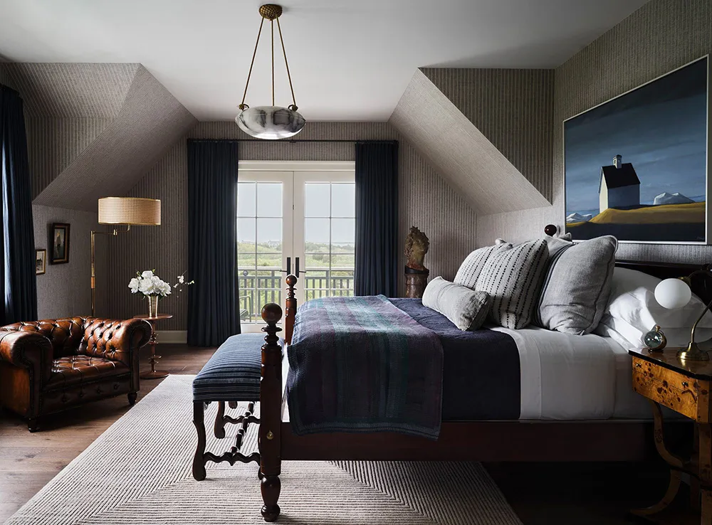 Stylish Paints in the Design of a Country House of the American Ambassador on Nantucket Island - Gallery image 11