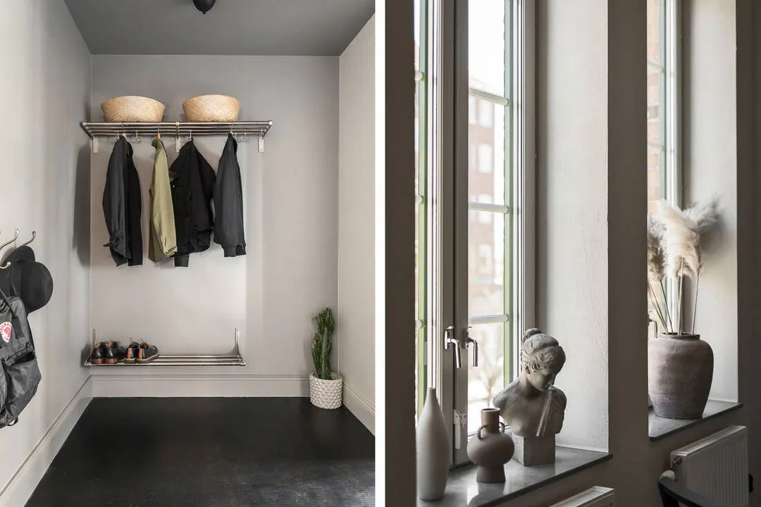 Zwei Dachbodenräume und metallische Elemente: Industrielle Einrichtung in Schweden (68 qm) - Gallery image 20