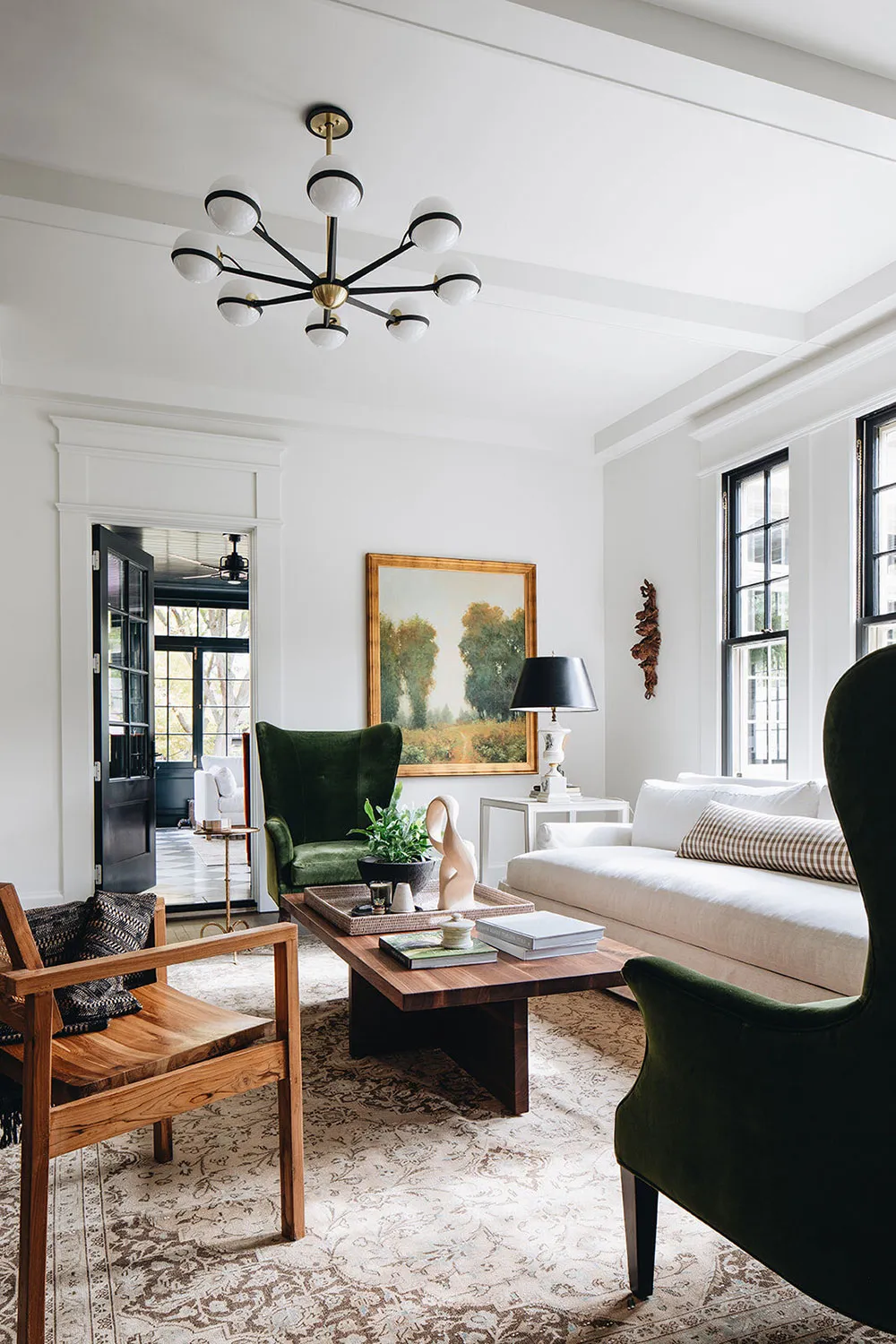 Magnifiques intérieurs d'une vaste résidence historique aux États-Unis - Gallery image 12