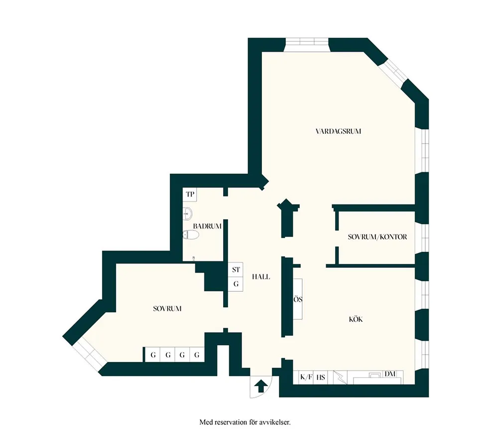 प्रभावशाली मोल्डिंग एवं आधुनिक फर्नीचर: स्टॉकहोम में एक अपार्टमेंट - Gallery image 38