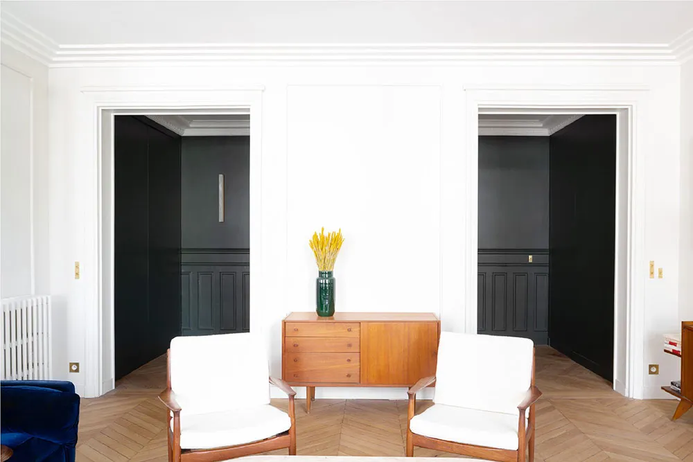 Арки и оттенки зелёного: квартира в Париже - Gallery image 10