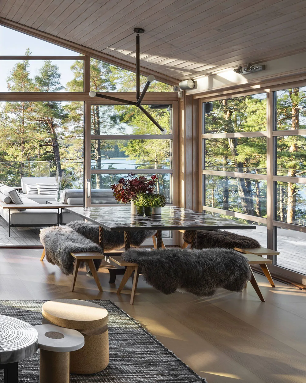 Glass Walls, Spacious Terrace, and Private Pier: Lake House in Sweden - Gallery image 1