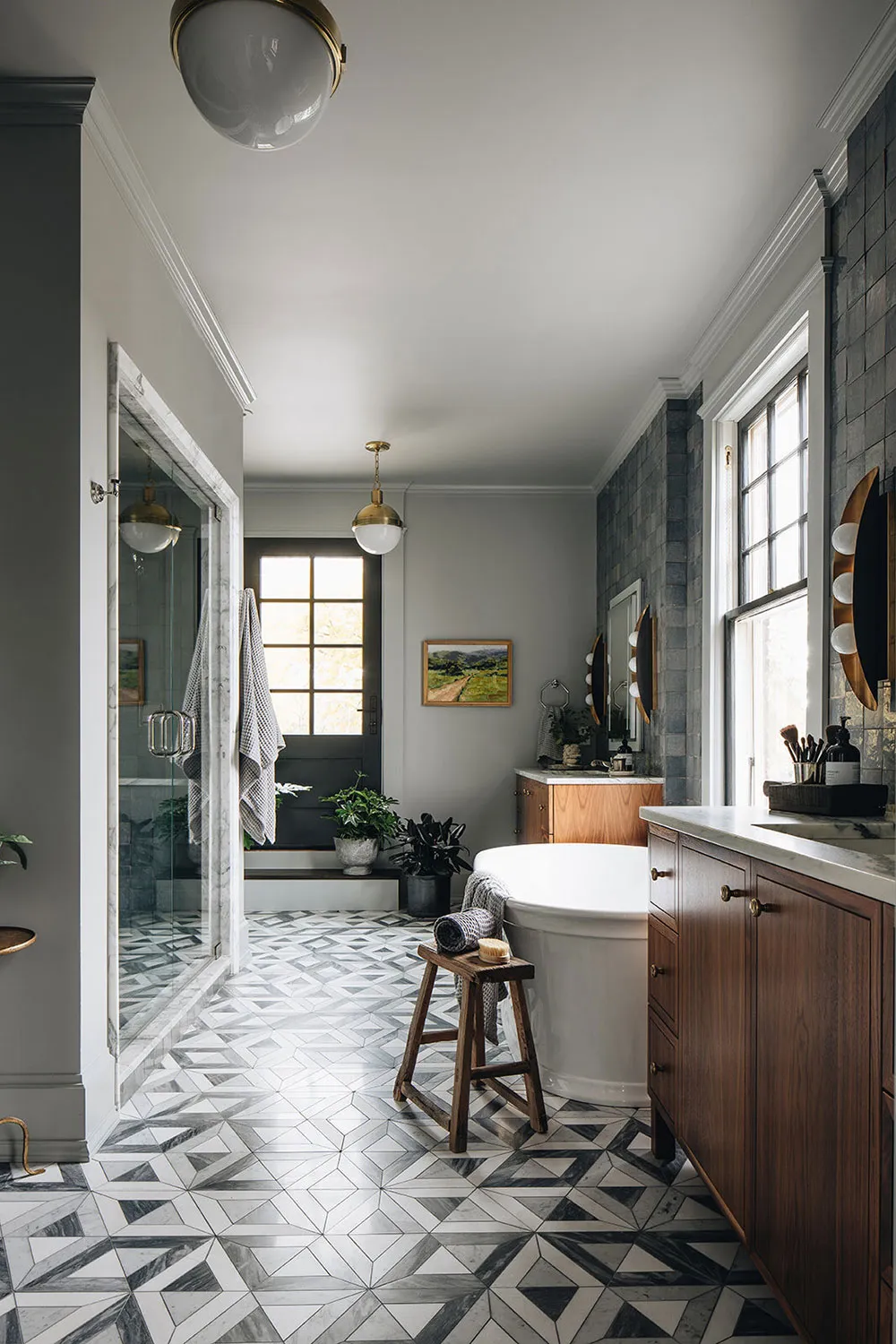 Magnifiques intérieurs d'une vaste résidence historique aux États-Unis - Gallery image 23