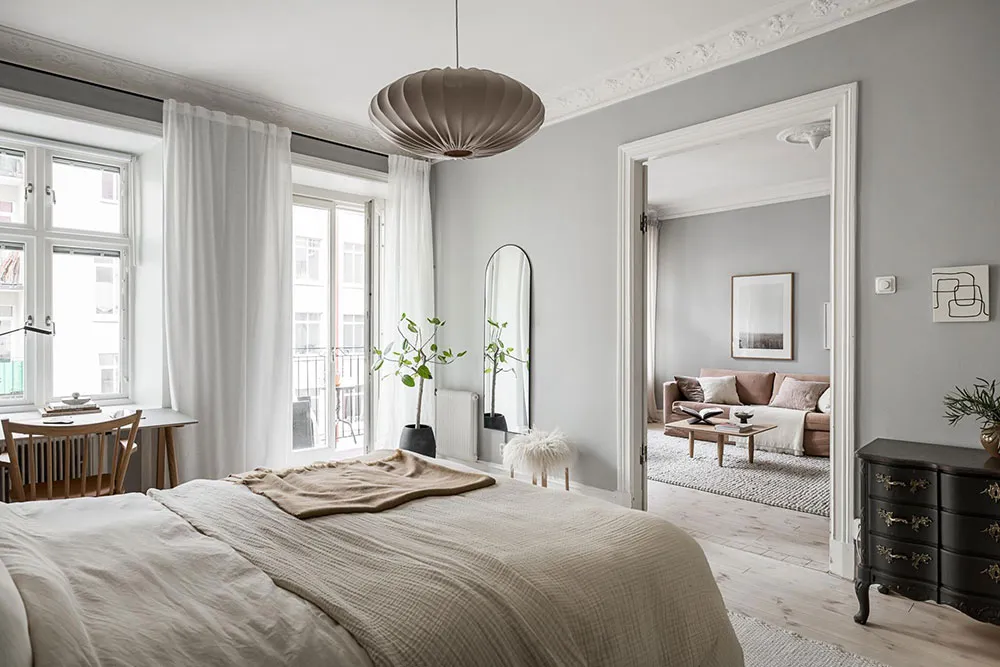 Intérieur Scandinave calme avec une atmosphère fraîche et agréable (60 m²) - Gallery image 18