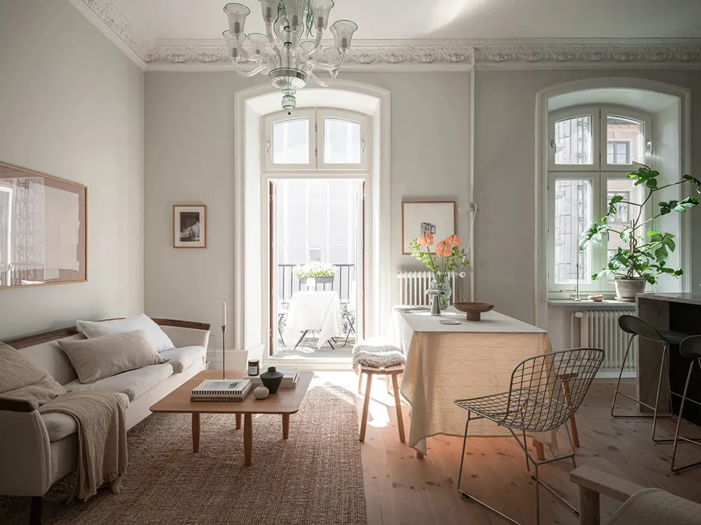 Petite appartement à Gothenburg avec des plafonds hauts et une vue sur le parc (58 m²) - Gallery image 2