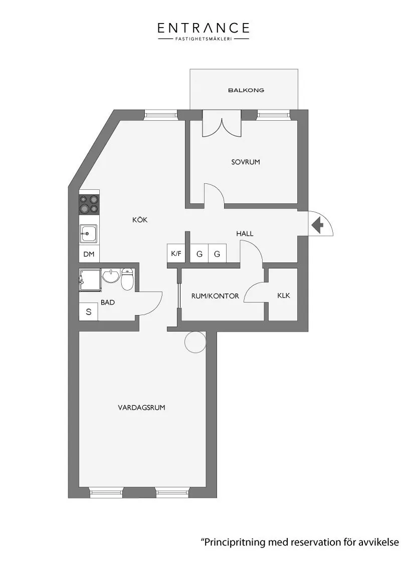 Salle de séjour blanche et cuisine en acier inoxydable : appartement à Gétouborg (73 m²) - Gallery image 38