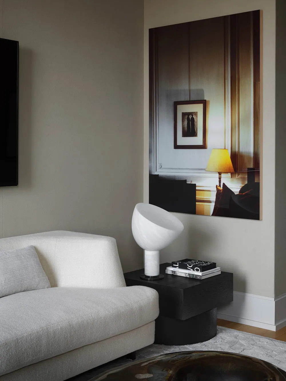 Effet et élégant intérieur noir et blanc à New York - Gallery image 3