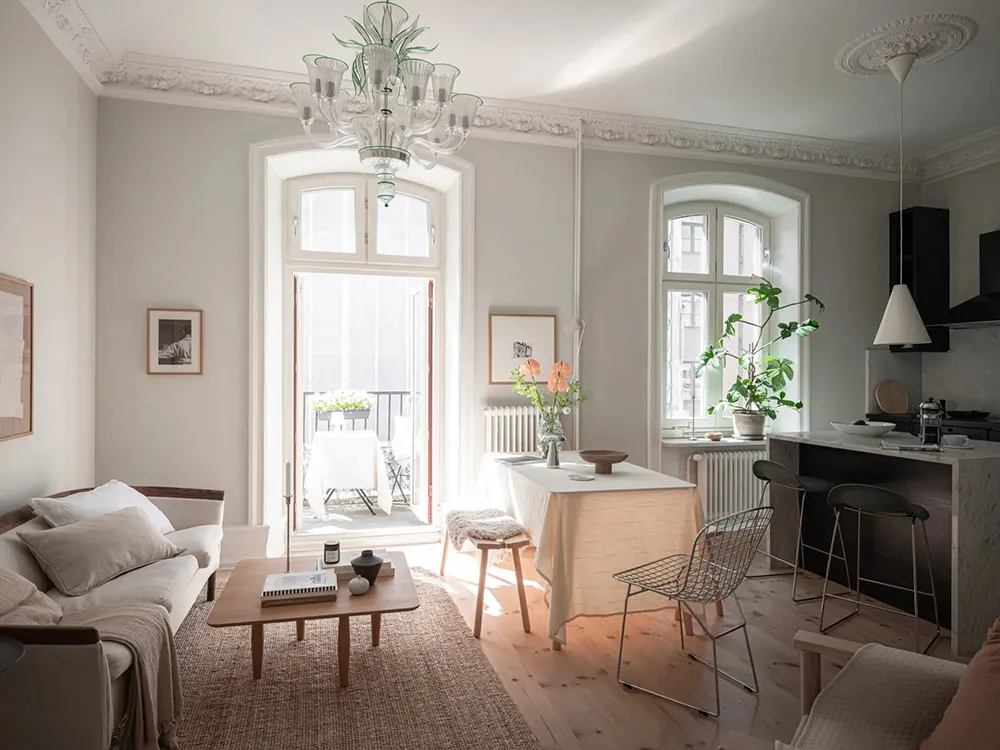 Petite appartement à Gothenburg avec des plafonds hauts et une vue sur le parc (58 m²) - Gallery image 4