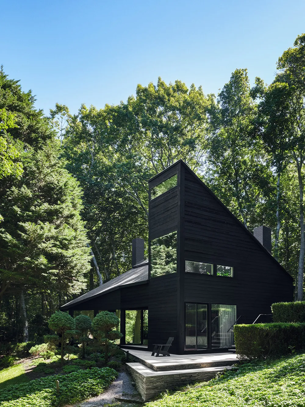 Необычный дом дизайнера в лесу на Лонг-Айленде - Gallery image 1