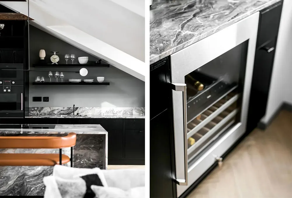 Стильный интерьер просторной мансардной квартиры в Стокгольме - Gallery image 5