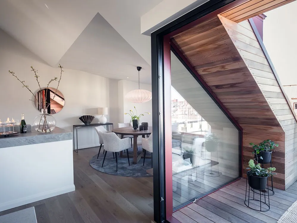 Heller Loft mit eleganter moderner Möbel in Stockholm - Gallery image 12